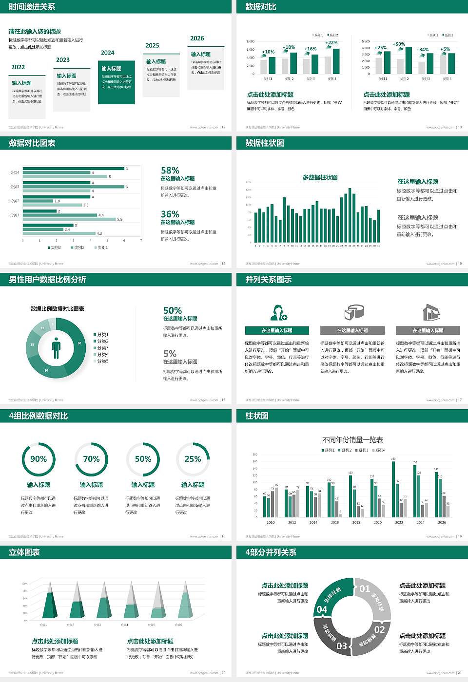 陕西财经职业技术学院硕士研究生/本科生毕业论文答辩/开题报告通用PPT模板下载16:9格式幻灯片预览图3