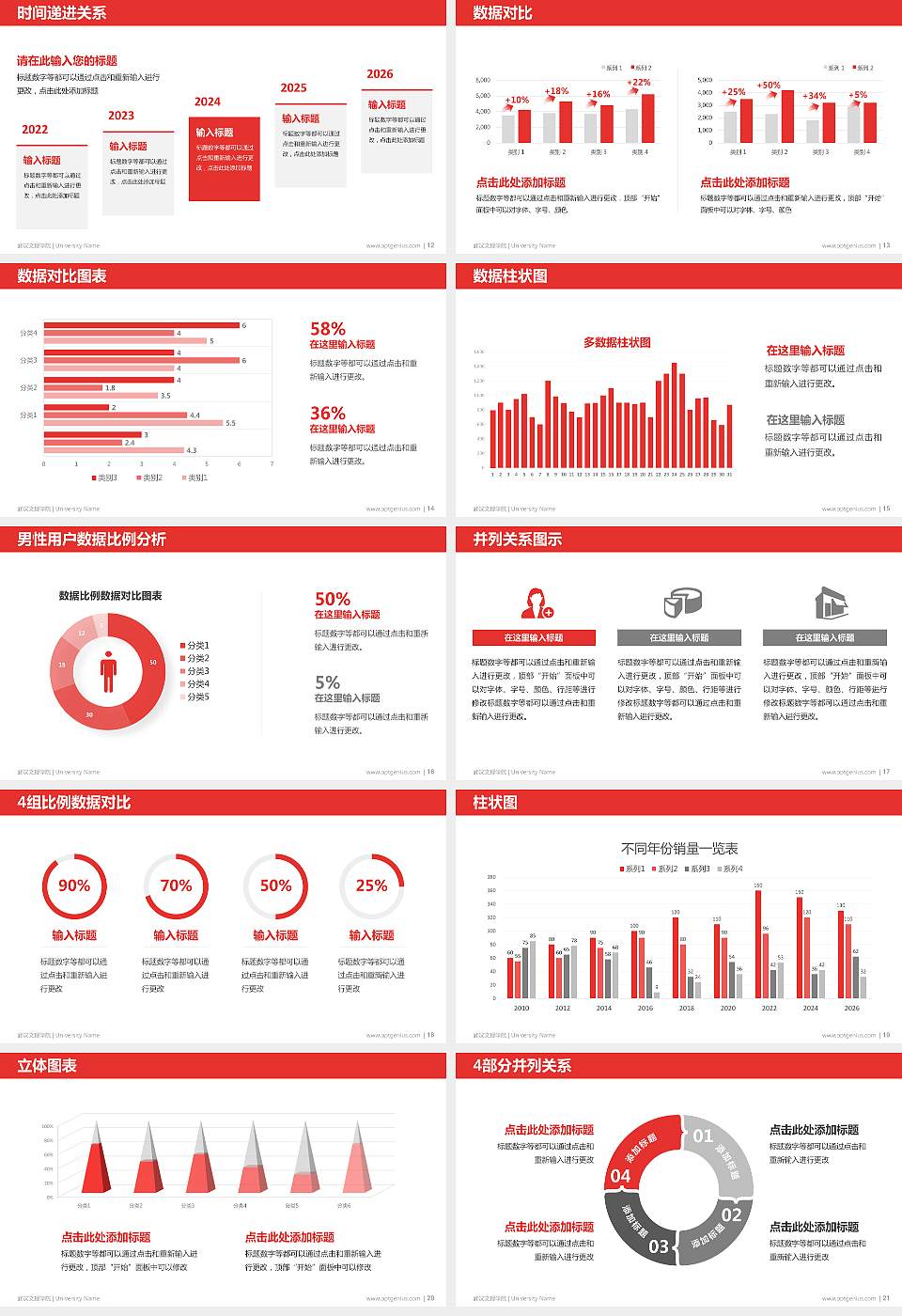 武汉文理学院硕士研究生/本科生毕业论文答辩/开题报告通用PPT模板下载16:9格式幻灯片预览图3