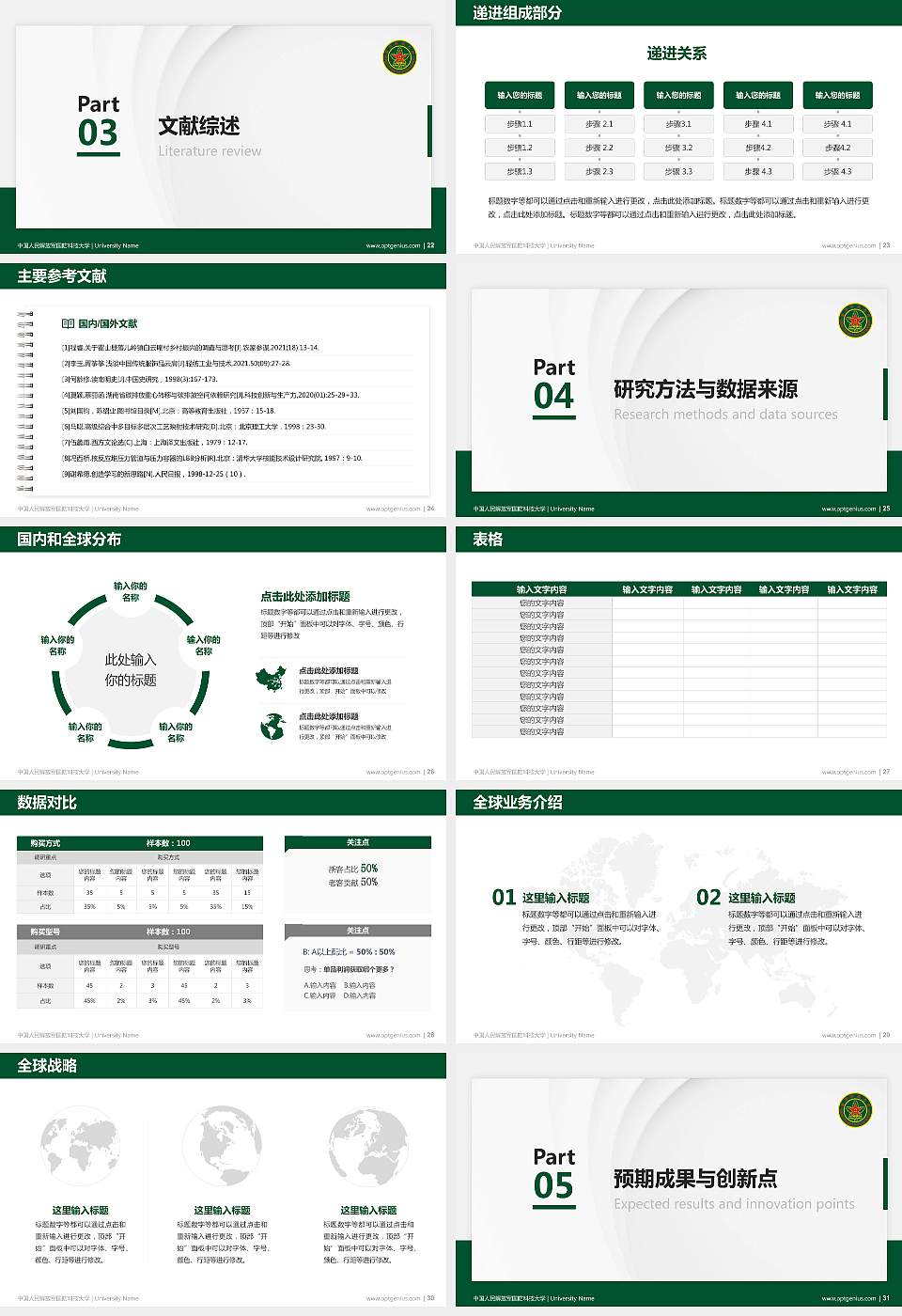 中国人民解放军国防科技大学硕士研究生/本科生毕业论文答辩/开题报告通用PPT模板下载16:9格式幻灯片预览图4