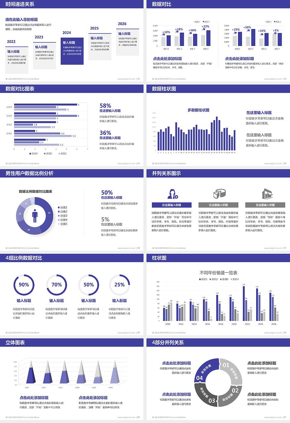 厦门医学高等专科学校硕士研究生/本科生毕业论文答辩/开题报告通用PPT模板下载16:9格式幻灯片预览图3