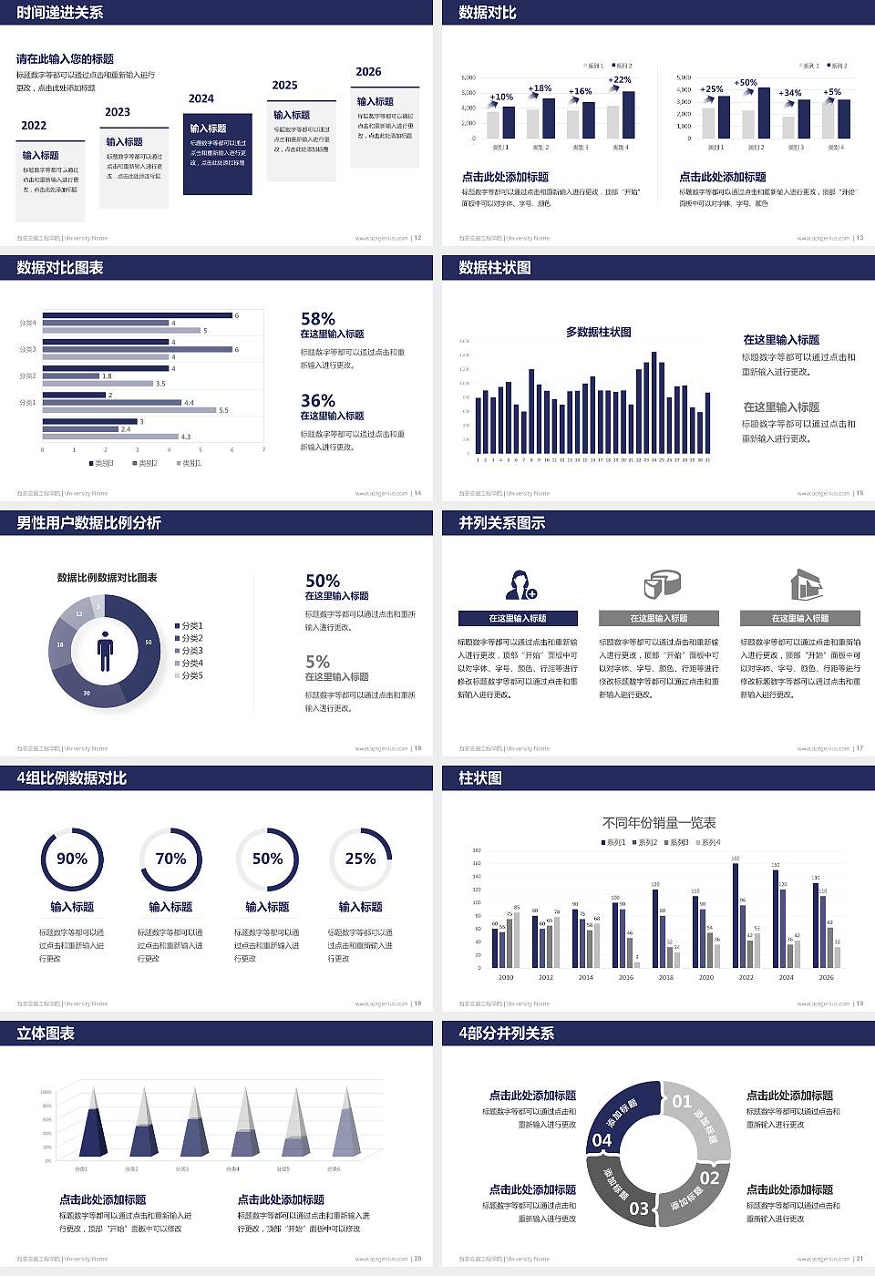 西安交通工程学院硕士研究生/本科生毕业论文答辩/开题报告通用PPT模板下载16:9格式幻灯片预览图3