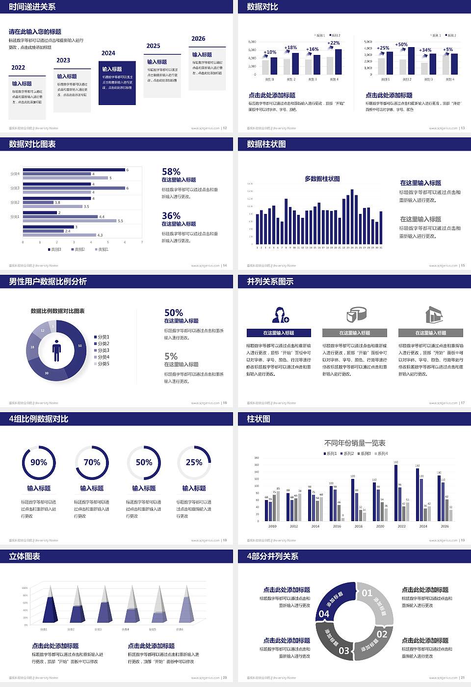 重庆科技职业学院硕士研究生/本科生毕业论文答辩/开题报告通用PPT模板下载16:9格式幻灯片预览图3