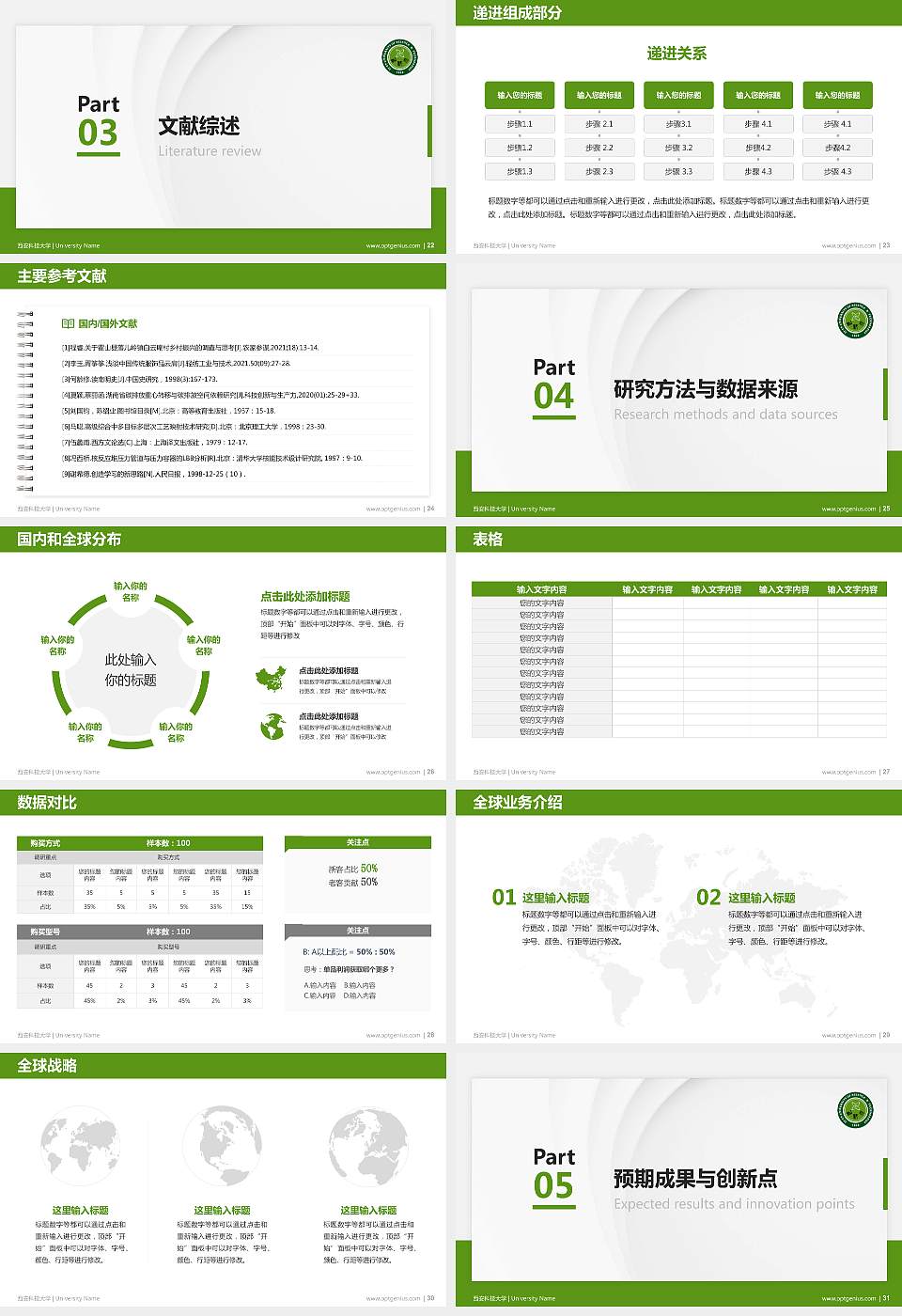 西安科技大学硕士研究生/本科生毕业论文答辩/开题报告通用PPT模板下载16:9格式幻灯片预览图4