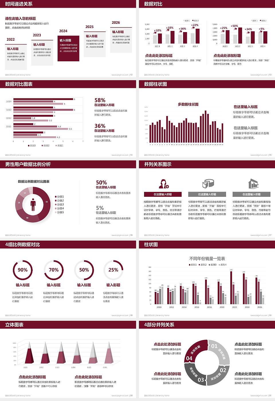 福建师范大学硕士研究生/本科生毕业论文答辩/开题报告通用PPT模板下载16:9格式幻灯片预览图3