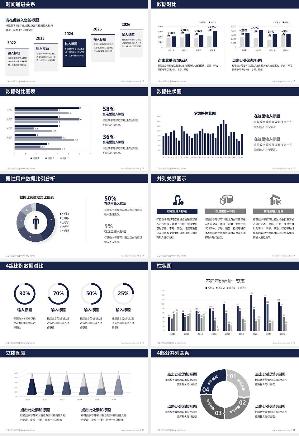 辽宁何氏医学院硕士研究生/本科生毕业论文答辩/开题报告通用PPT模板下载16:9格式幻灯片预览图3