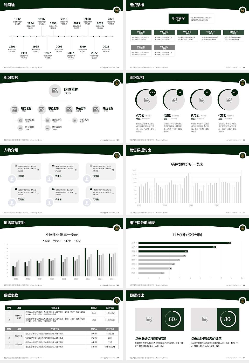 中国人民武装警察部队特种警察学院学术汇报/学术交流研讨会通用PPT模板下载16:9格式幻灯片预览图4