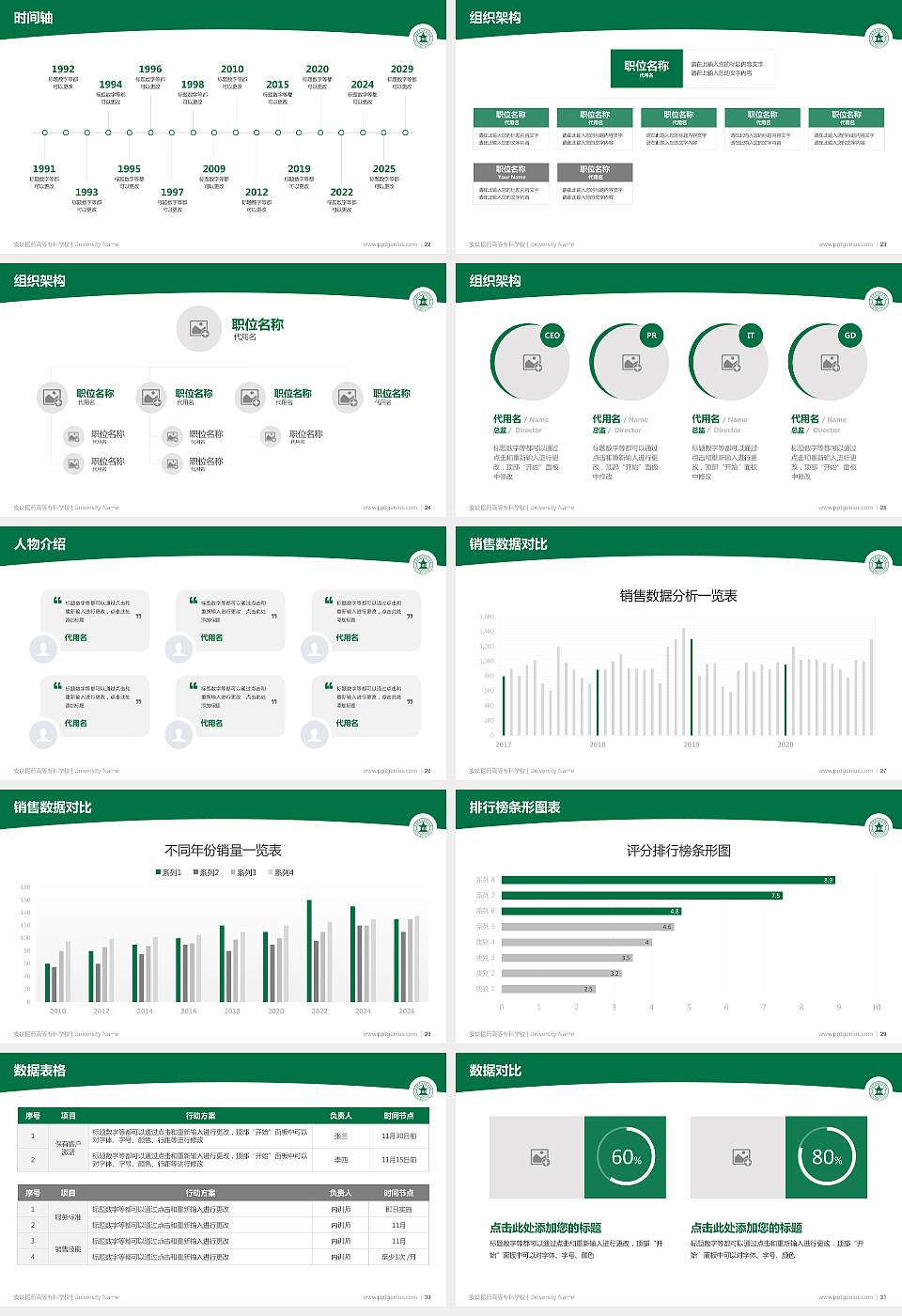 安庆医药高等专科学校学术汇报/学术交流研讨会通用PPT模板下载16:9格式幻灯片预览图4