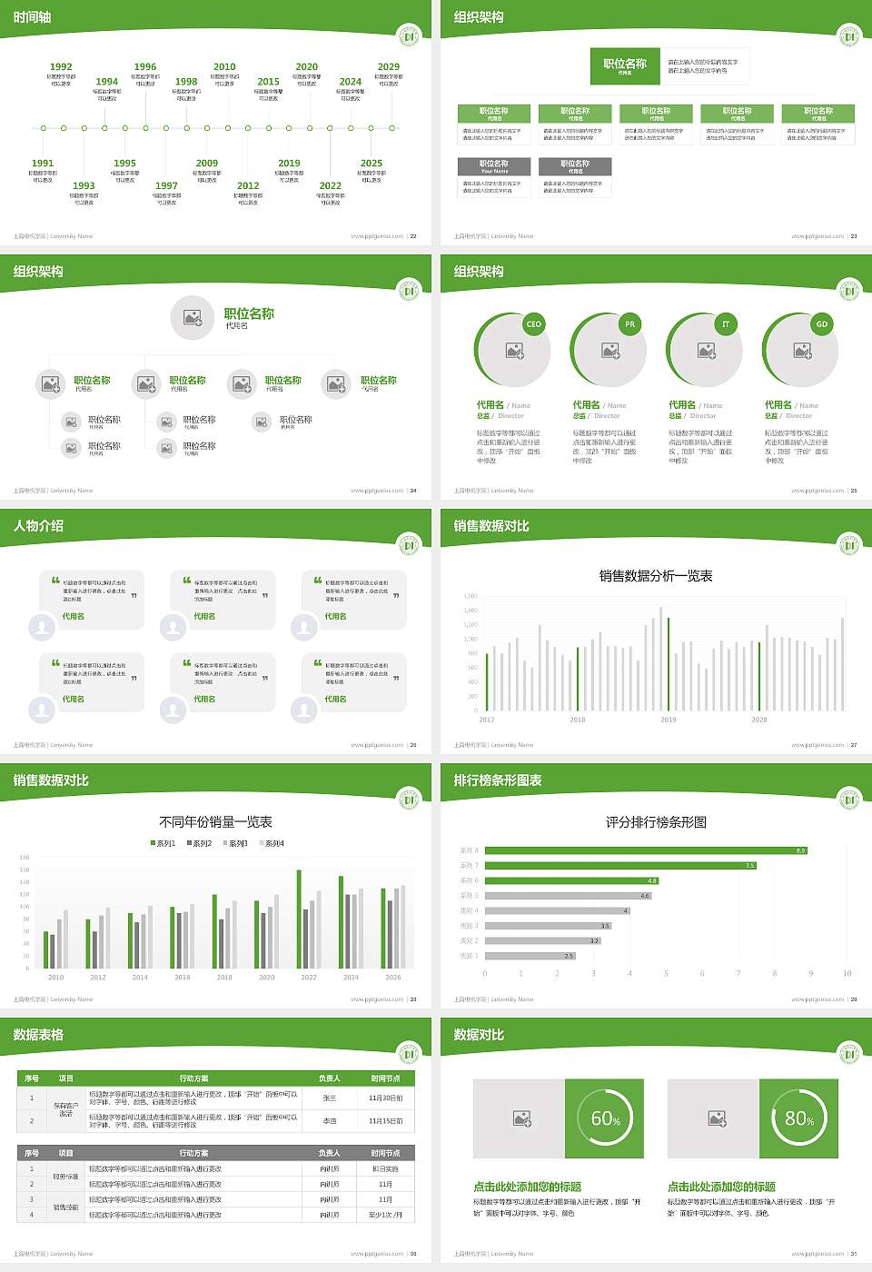 上海电机学院学术汇报/学术交流研讨会通用PPT模板下载16:9格式幻灯片预览图4