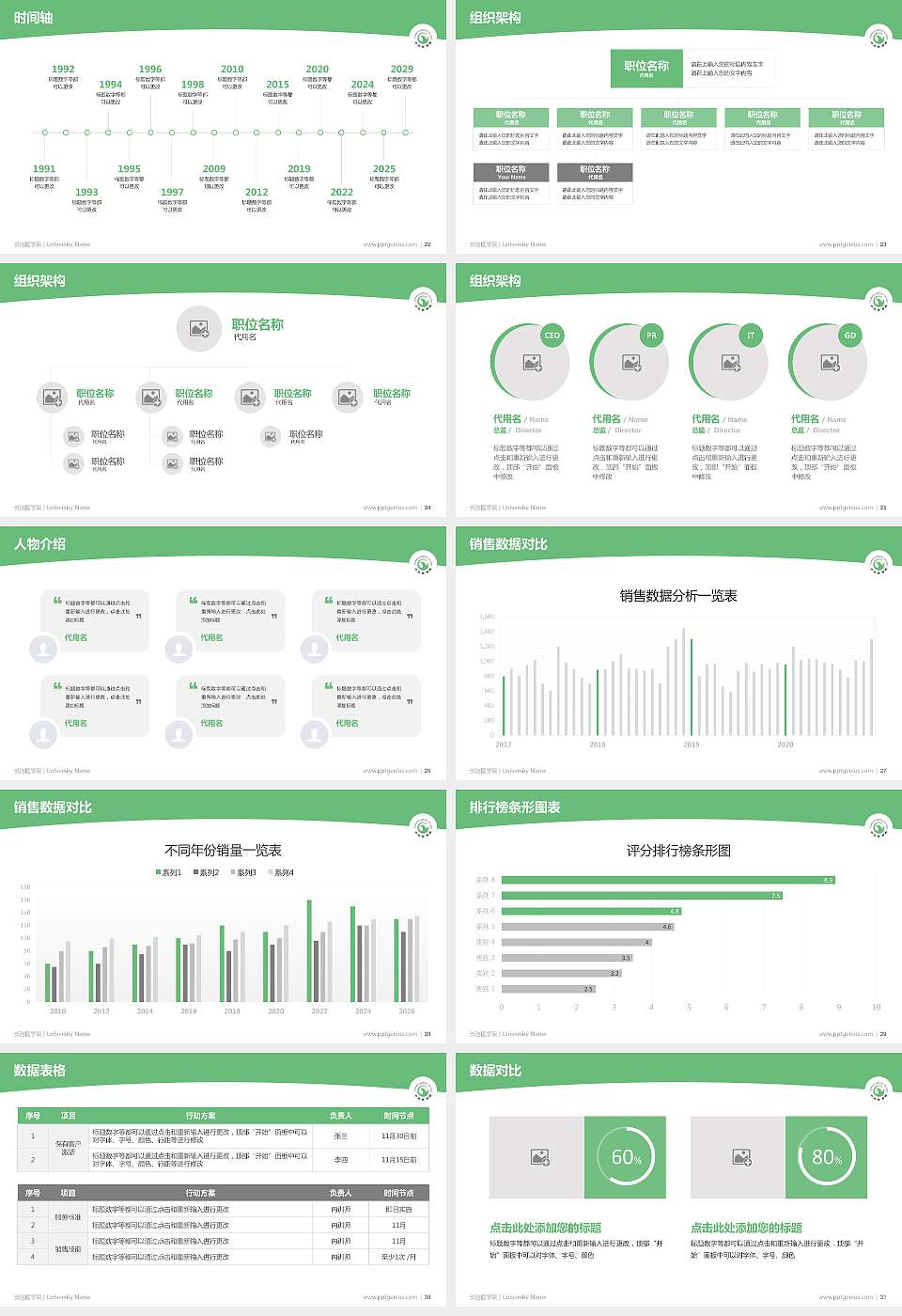 长治医学院学术汇报/学术交流研讨会通用PPT模板下载16:9格式幻灯片预览图4