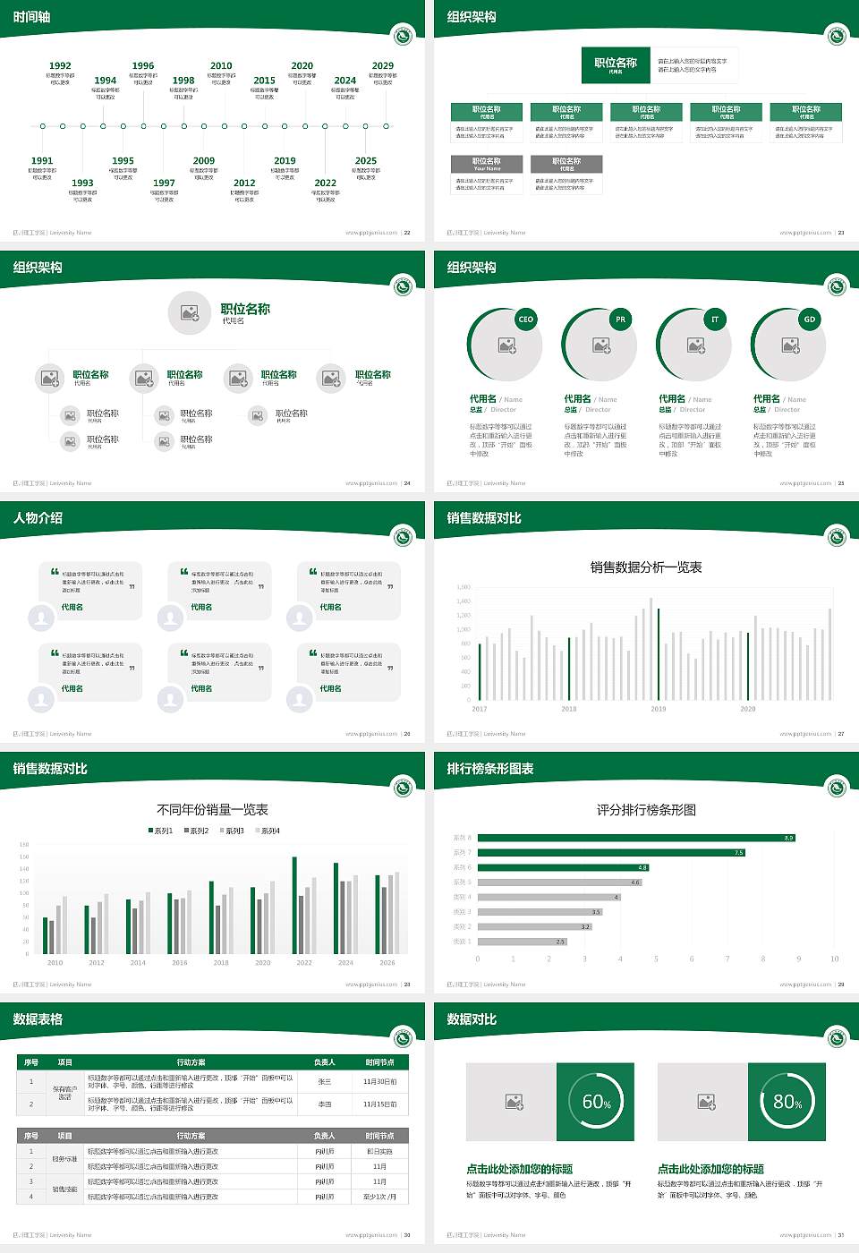 四川理工学院学术汇报/学术交流研讨会通用PPT模板下载16:9格式幻灯片预览图4