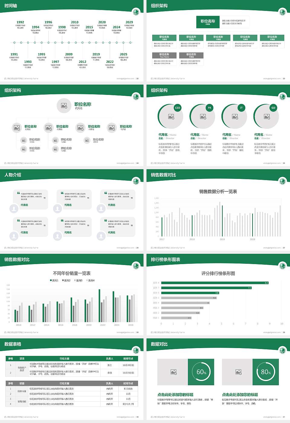 四川电力职业技术学院学术汇报/学术交流研讨会通用PPT模板下载16:9格式幻灯片预览图4
