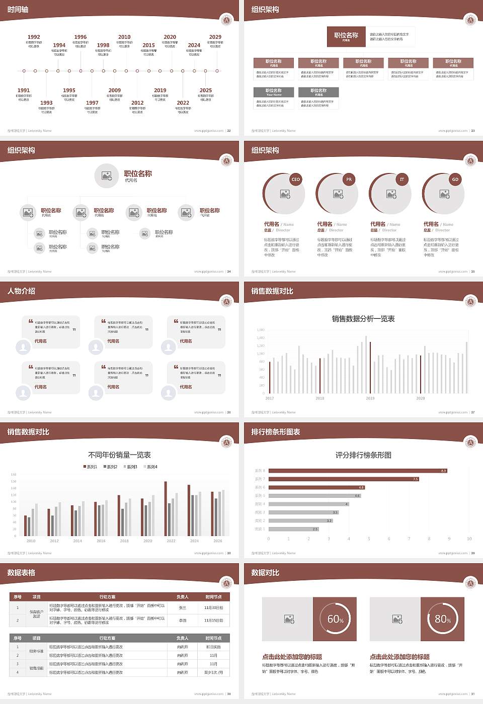 吉林财经大学学术汇报/学术交流研讨会通用PPT模板下载16:9格式幻灯片预览图4