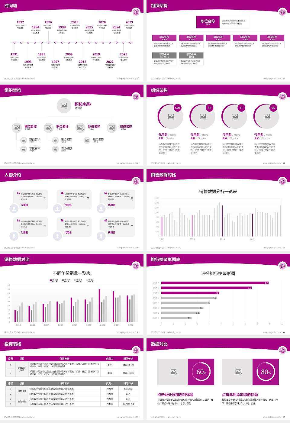 四川文化艺术学院学术汇报/学术交流研讨会通用PPT模板下载16:9格式幻灯片预览图4