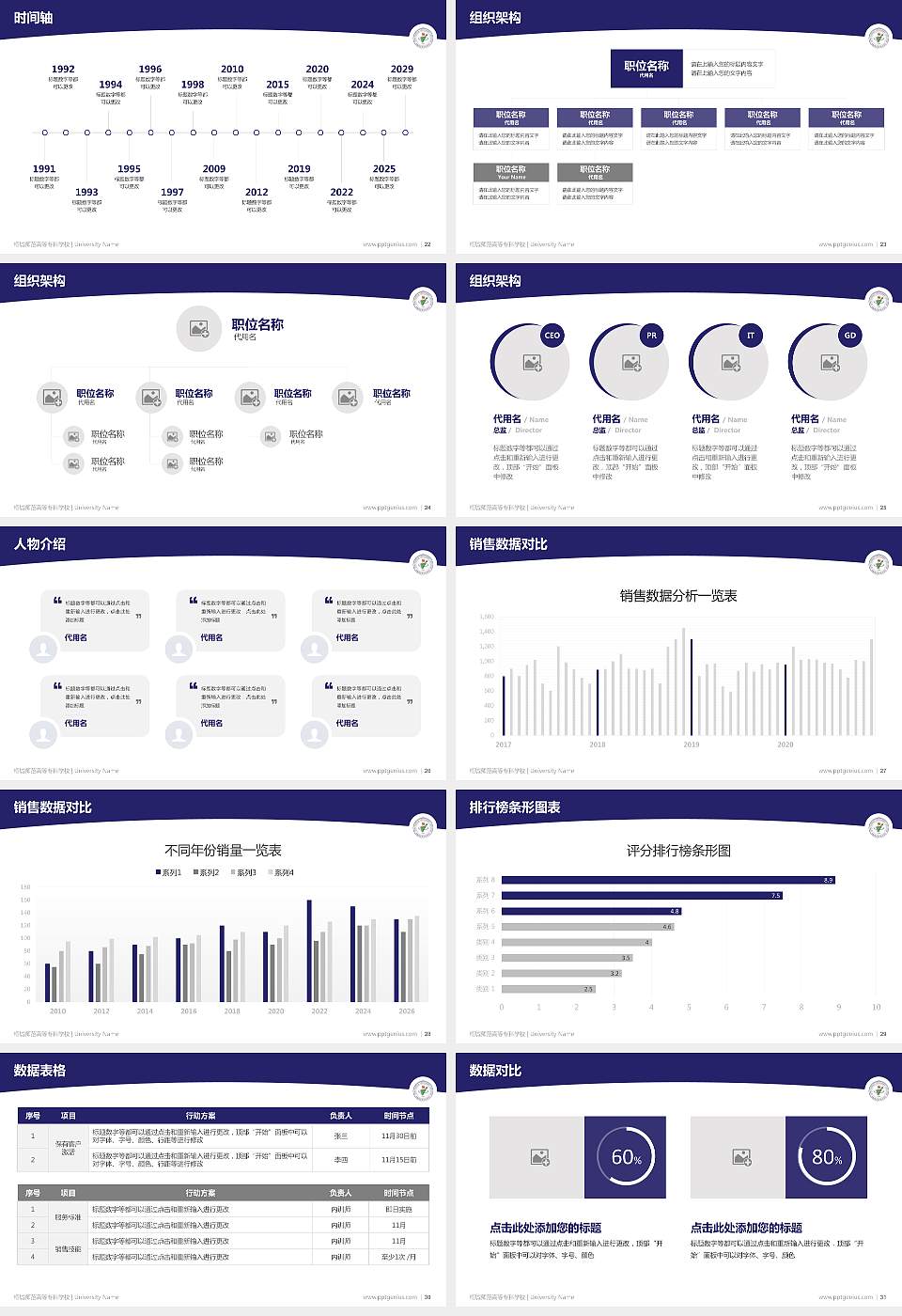 桐城师范高等专科学校学术汇报/学术交流研讨会通用PPT模板下载16:9格式幻灯片预览图4