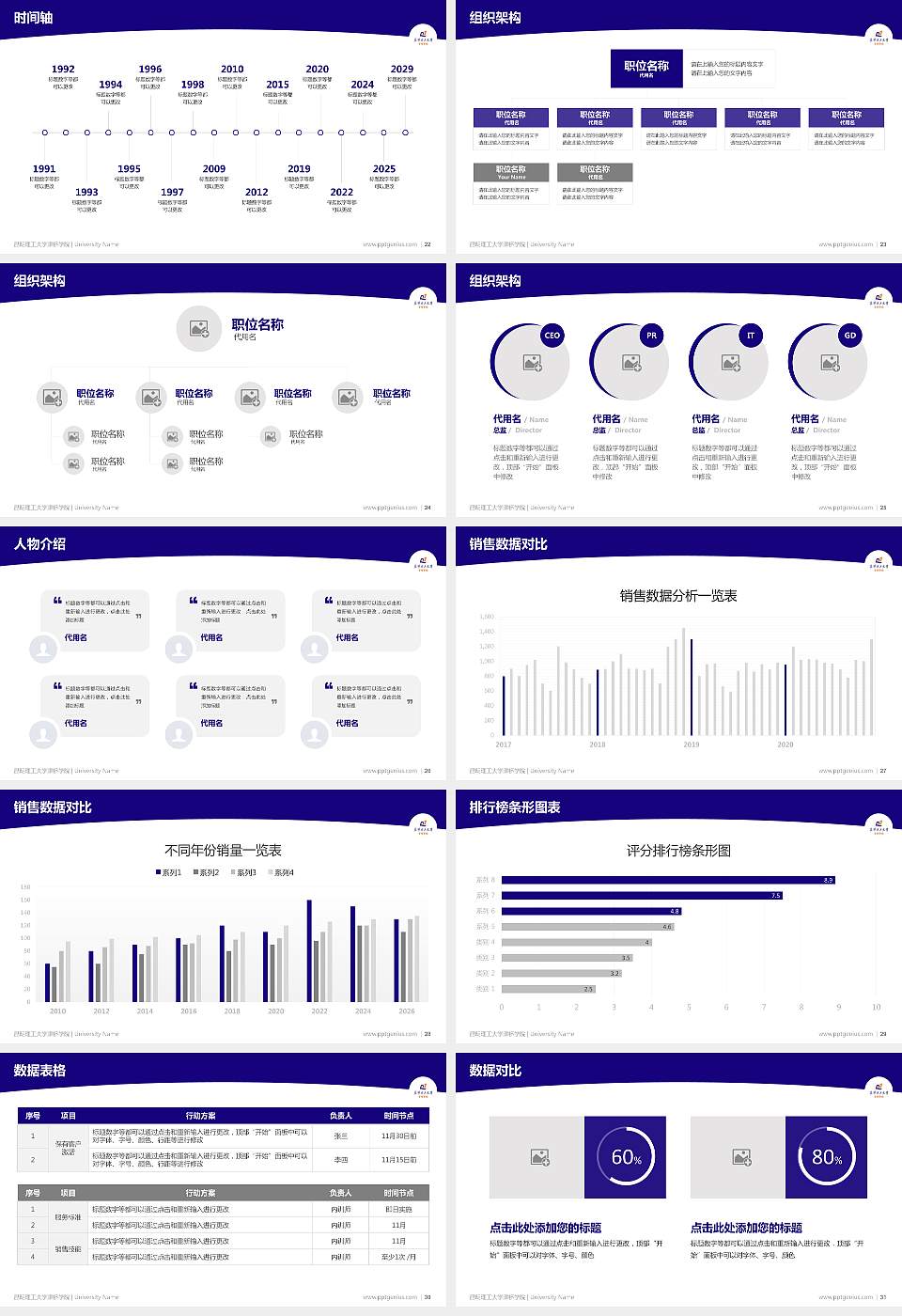 昆明理工大学津桥学院学术汇报/学术交流研讨会通用PPT模板下载16:9格式幻灯片预览图4