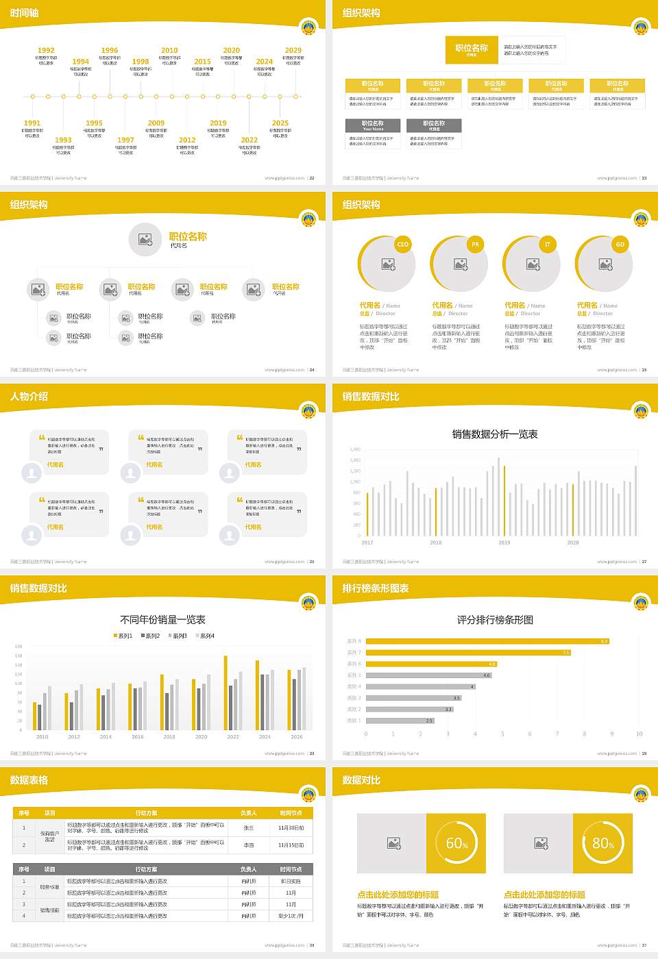 云南三鑫职业技术学院学术汇报/学术交流研讨会通用PPT模板下载16:9格式幻灯片预览图4