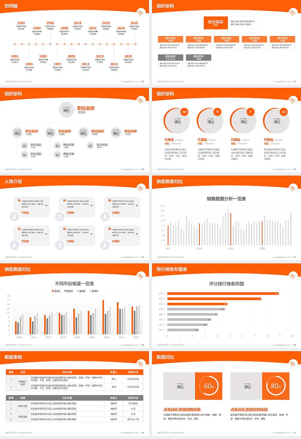 上海兴伟学院学术汇报/学术交流研讨会通用PPT模板下载16:9格式幻灯片预览图4