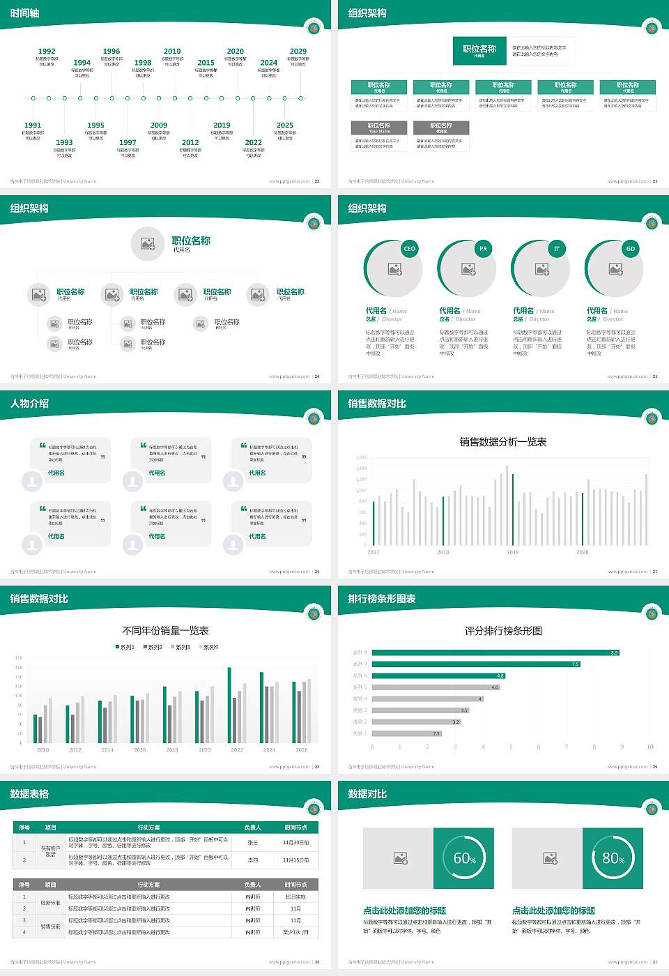 吉林电子信息职业技术学院学术汇报/学术交流研讨会通用PPT模板下载16:9格式幻灯片预览图4
