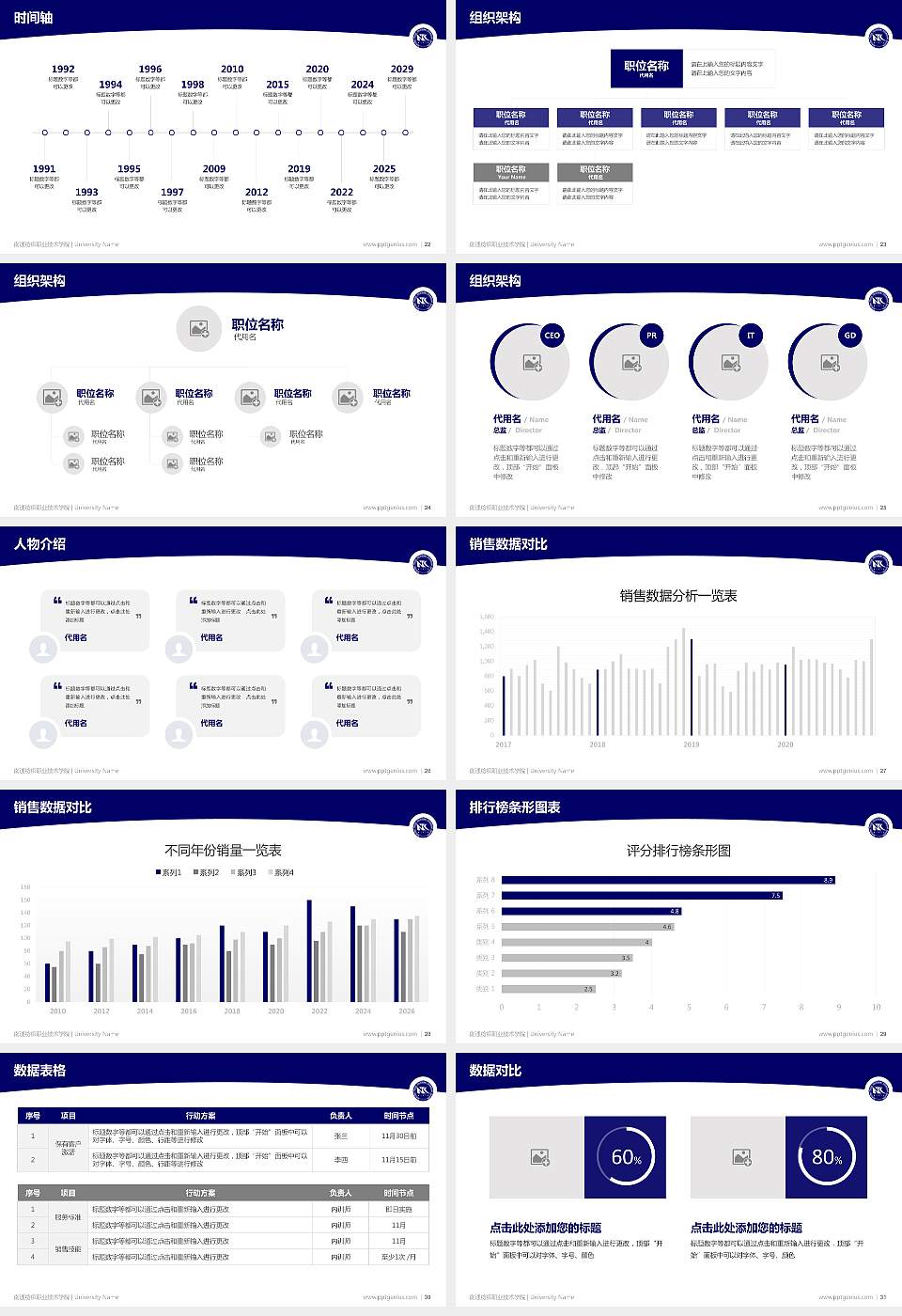 南通纺织职业技术学院学术汇报/学术交流研讨会通用PPT模板下载16:9格式幻灯片预览图4