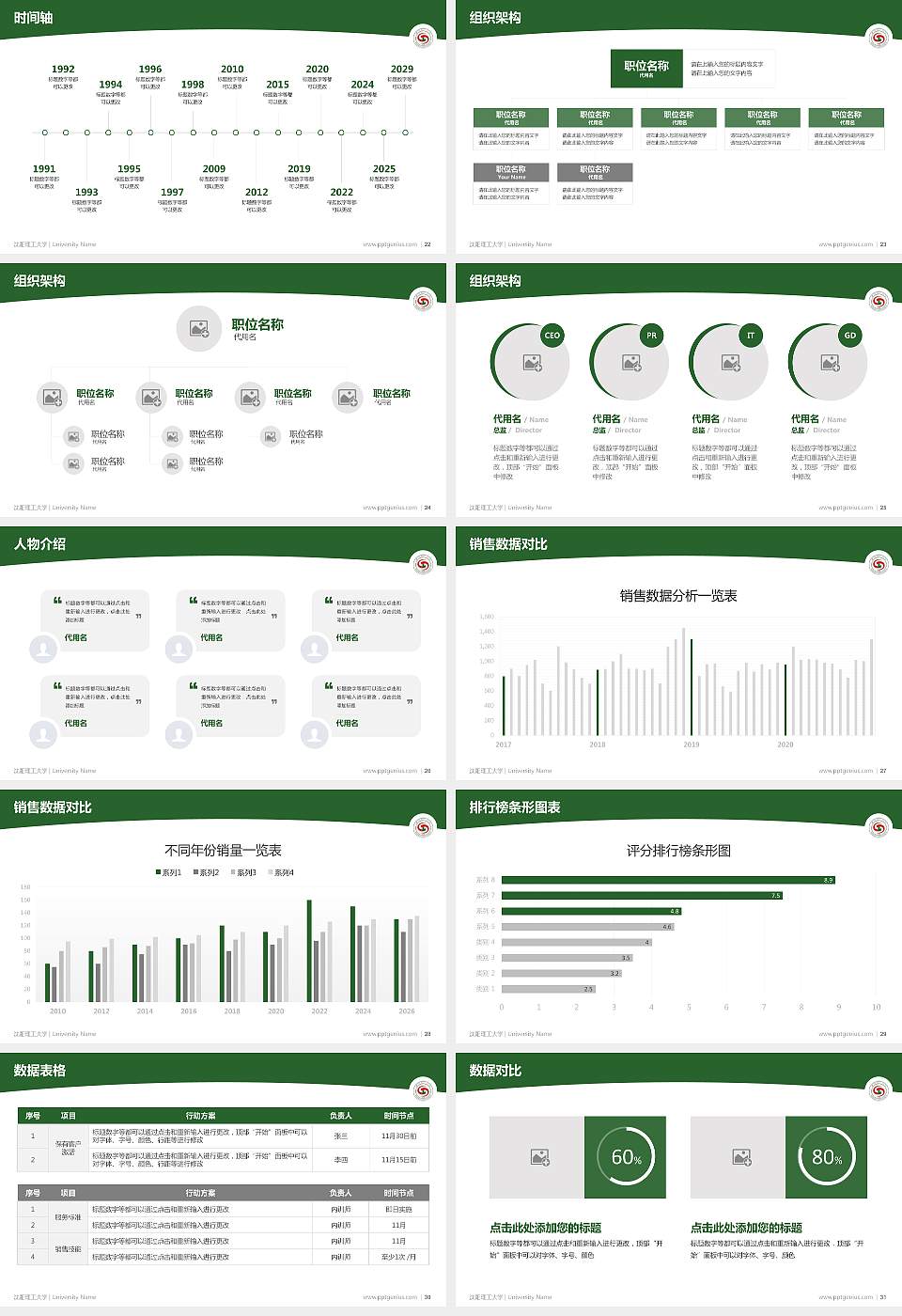 沈阳理工大学学术汇报/学术交流研讨会通用PPT模板下载16:9格式幻灯片预览图4