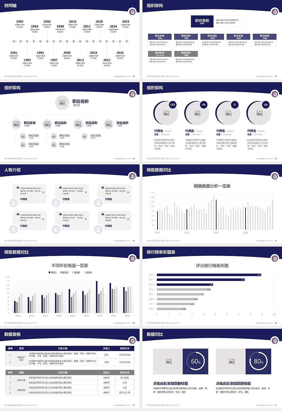 辽宁轨道交通职业学院学术汇报/学术交流研讨会通用PPT模板下载16:9格式幻灯片预览图4