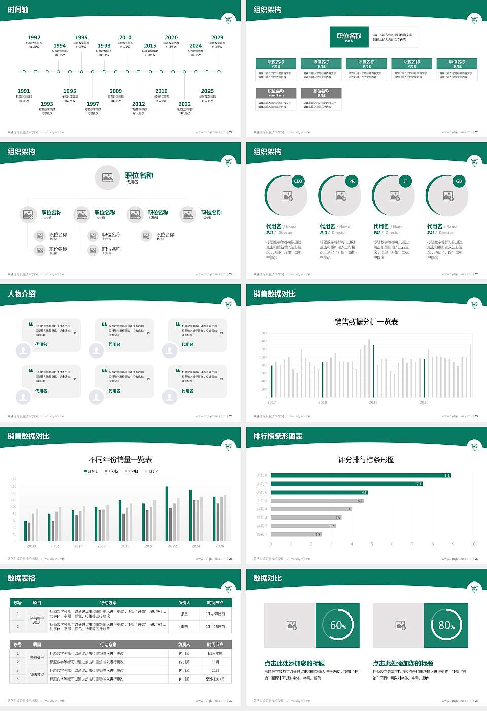 陕西财经职业技术学院学术汇报/学术交流研讨会通用PPT模板下载16:9格式幻灯片预览图4
