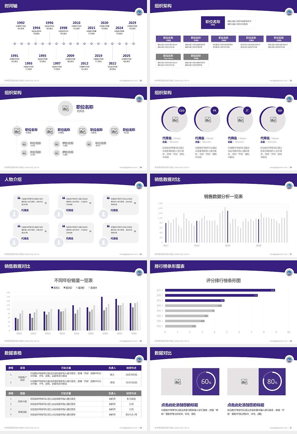 桂林师范高等专科学校学术汇报/学术交流研讨会通用PPT模板下载16:9格式幻灯片预览图4