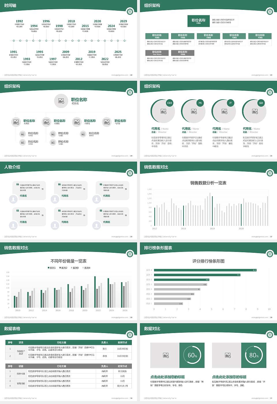 江苏城乡建设职业学院学术汇报/学术交流研讨会通用PPT模板下载16:9格式幻灯片预览图4