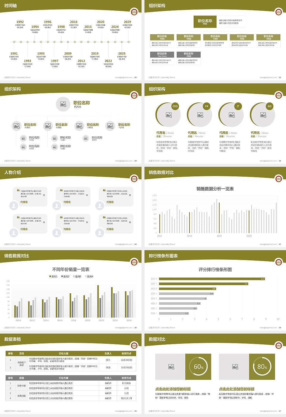 沈阳药科大学学术汇报/学术交流研讨会通用PPT模板下载16:9格式幻灯片预览图4