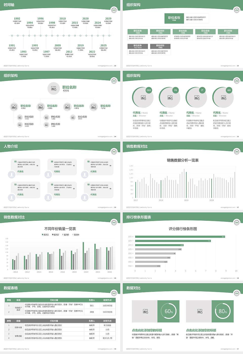 南通大学杏林学院学术汇报/学术交流研讨会通用PPT模板下载16:9格式幻灯片预览图4
