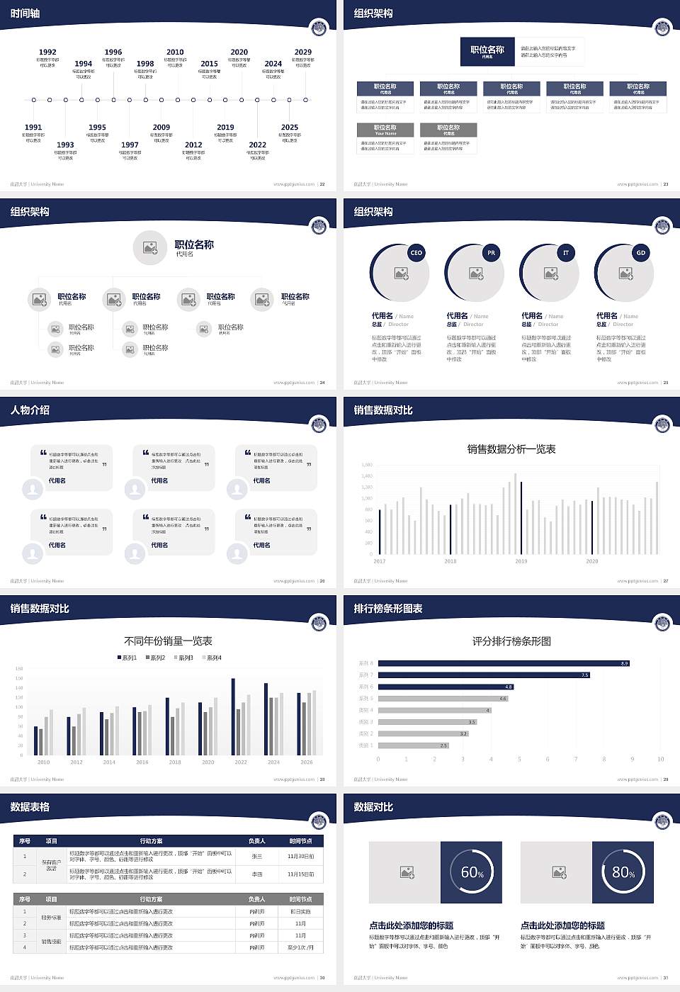南昌大学学术汇报/学术交流研讨会通用PPT模板下载16:9格式幻灯片预览图4