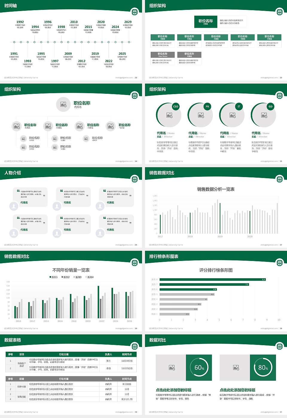 南京师范大学中北学院学术汇报/学术交流研讨会通用PPT模板下载16:9格式幻灯片预览图4