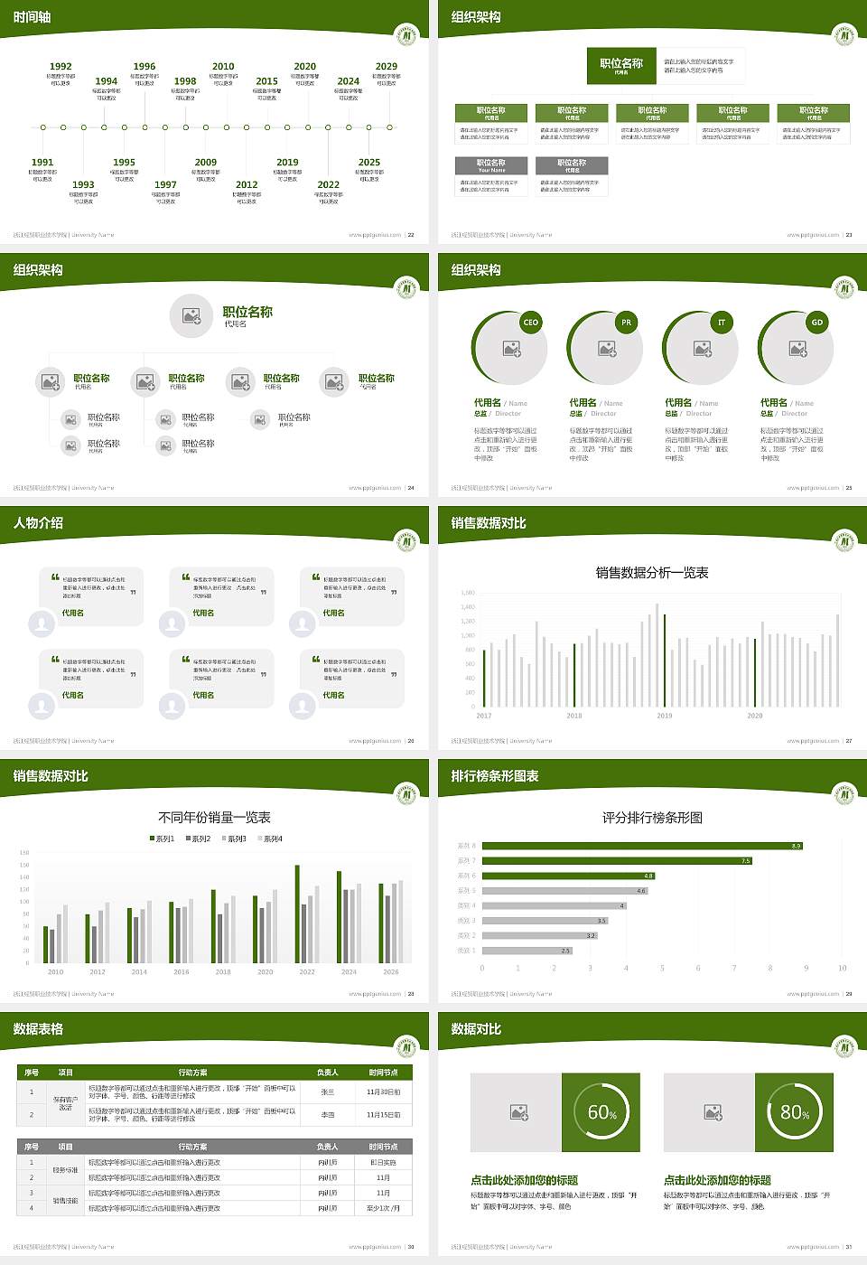 浙江经贸职业技术学院学术汇报/学术交流研讨会通用PPT模板下载16:9格式幻灯片预览图4