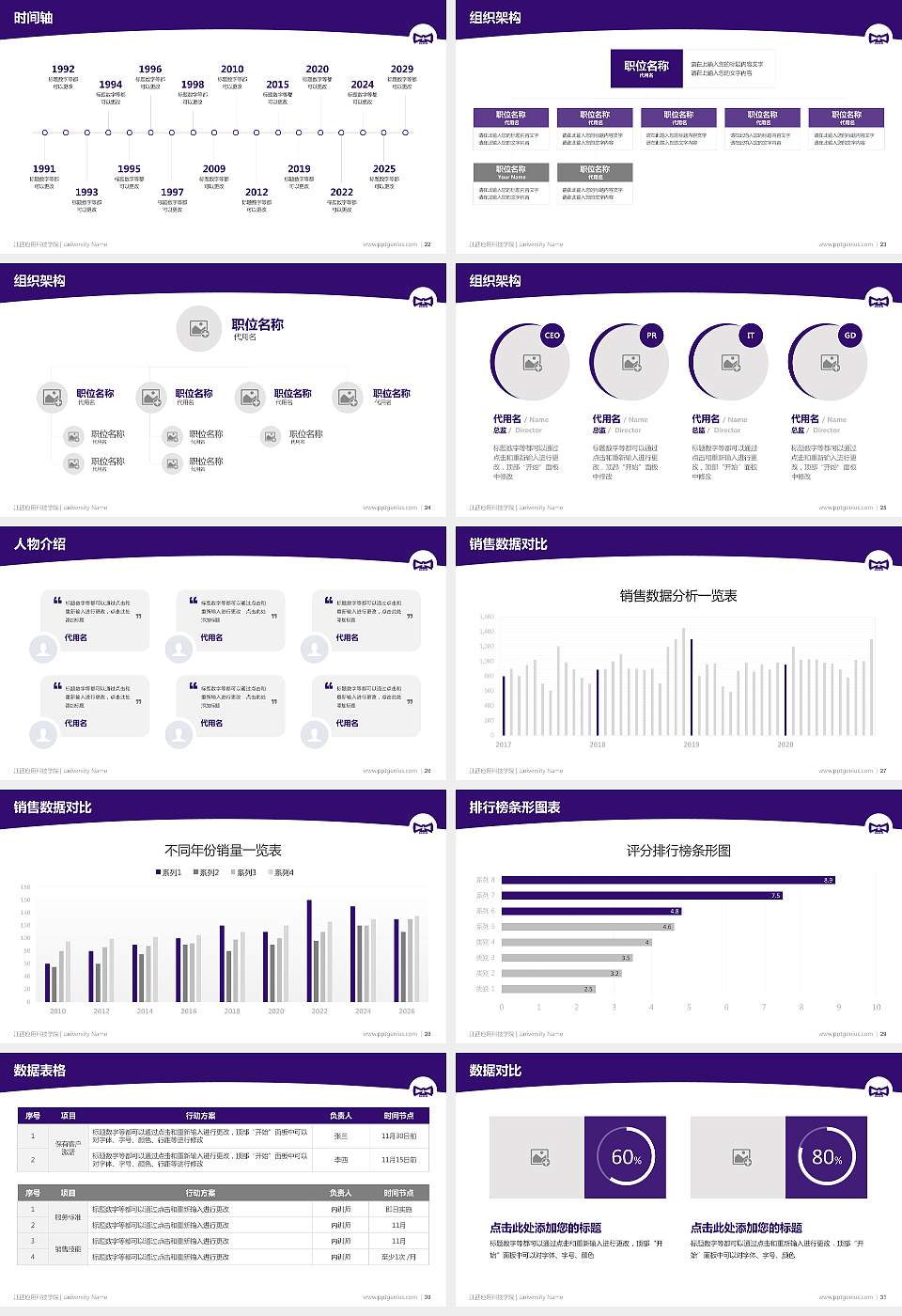 江西应用科技学院学术汇报/学术交流研讨会通用PPT模板下载16:9格式幻灯片预览图4