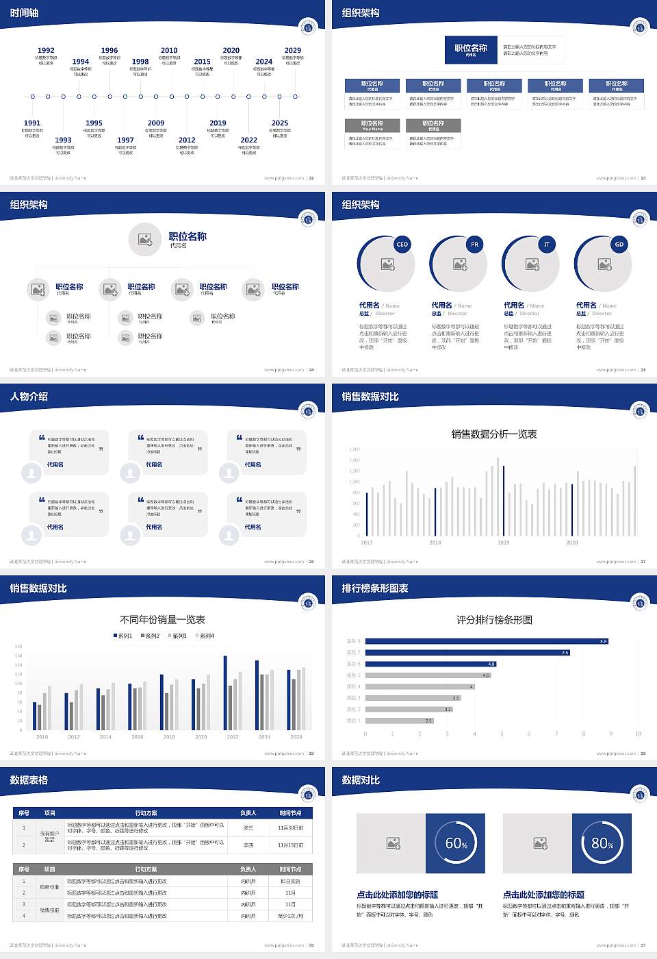 湖北师范大学文理学院学术汇报/学术交流研讨会通用PPT模板下载16:9格式幻灯片预览图4