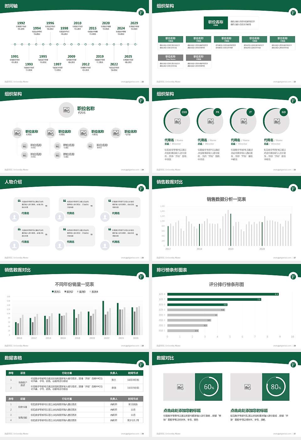 许昌学院学术汇报/学术交流研讨会通用PPT模板下载16:9格式幻灯片预览图4