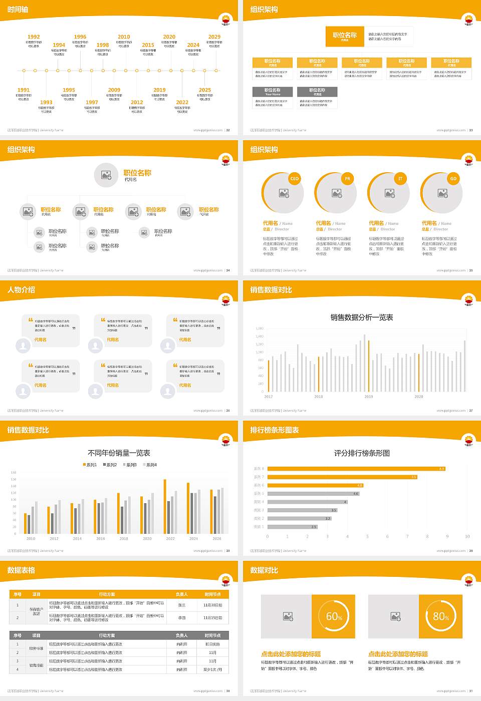 辽河石油职业技术学院学术汇报/学术交流研讨会通用PPT模板下载16:9格式幻灯片预览图4