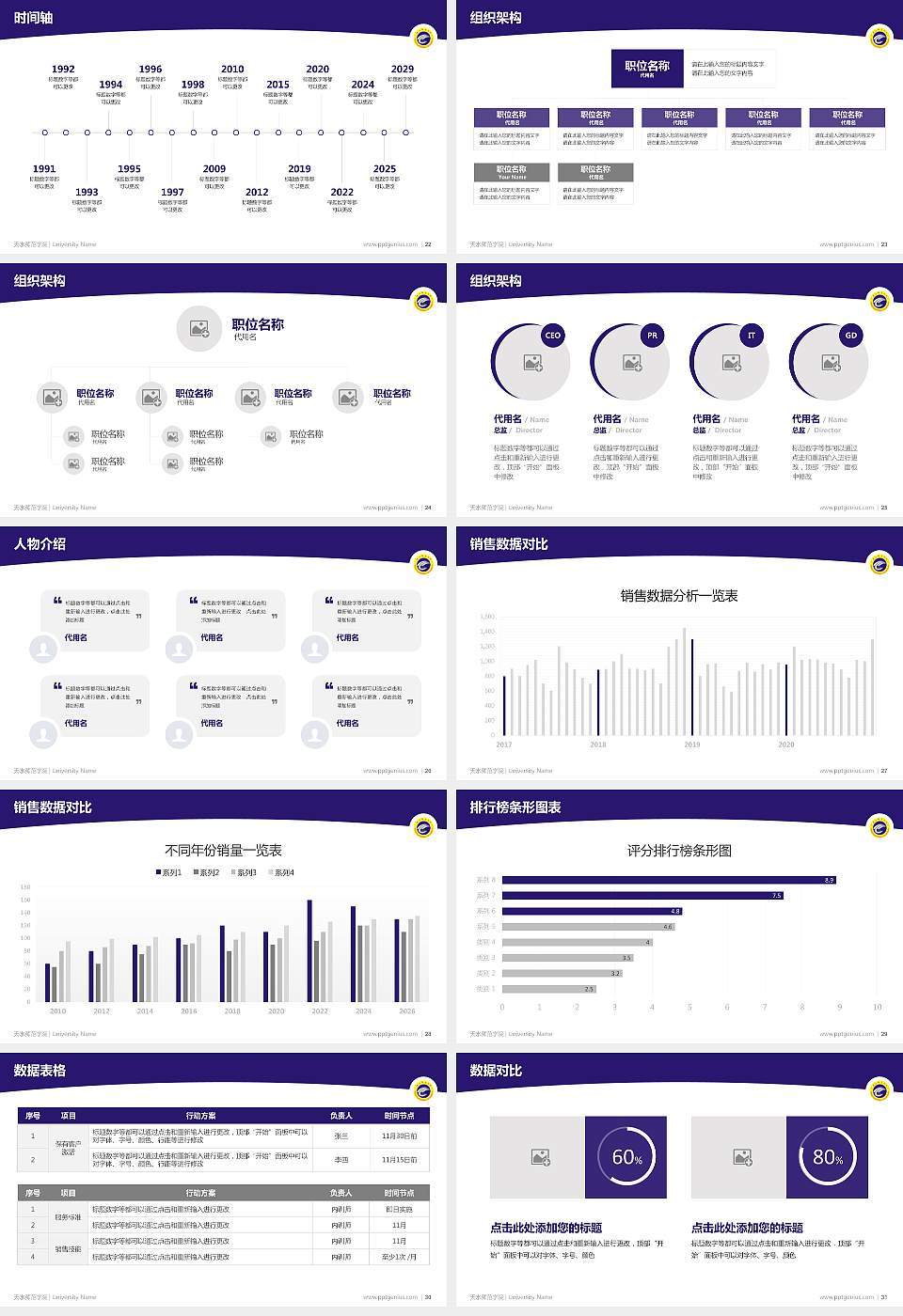 天水师范学院学术汇报/学术交流研讨会通用PPT模板下载16:9格式幻灯片预览图4