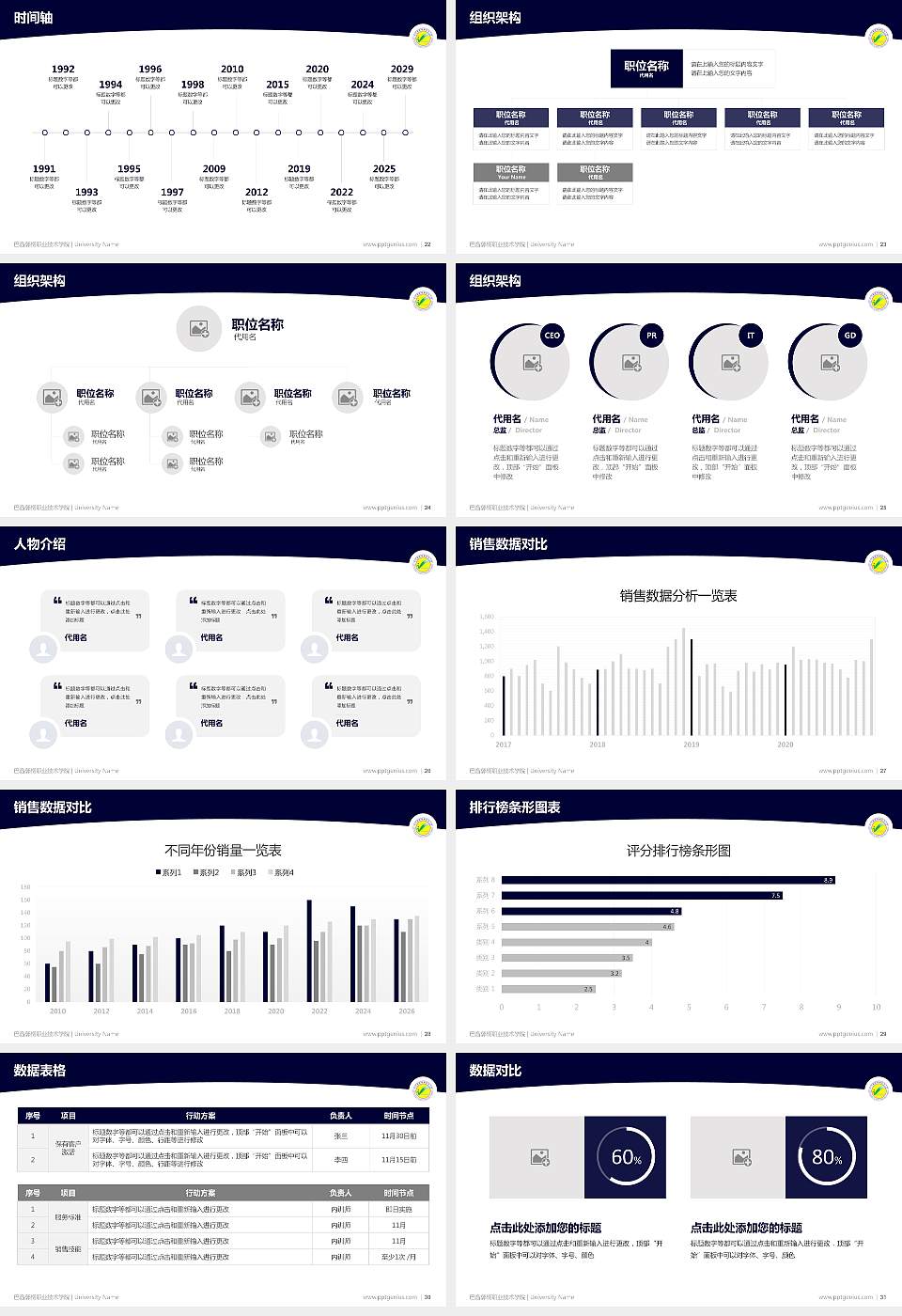 巴音郭楞职业技术学院学术汇报/学术交流研讨会通用PPT模板下载16:9格式幻灯片预览图4
