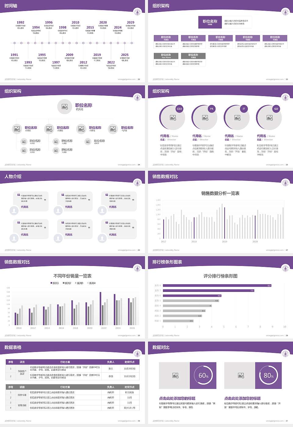 上饶师范学院学术汇报/学术交流研讨会通用PPT模板下载16:9格式幻灯片预览图4