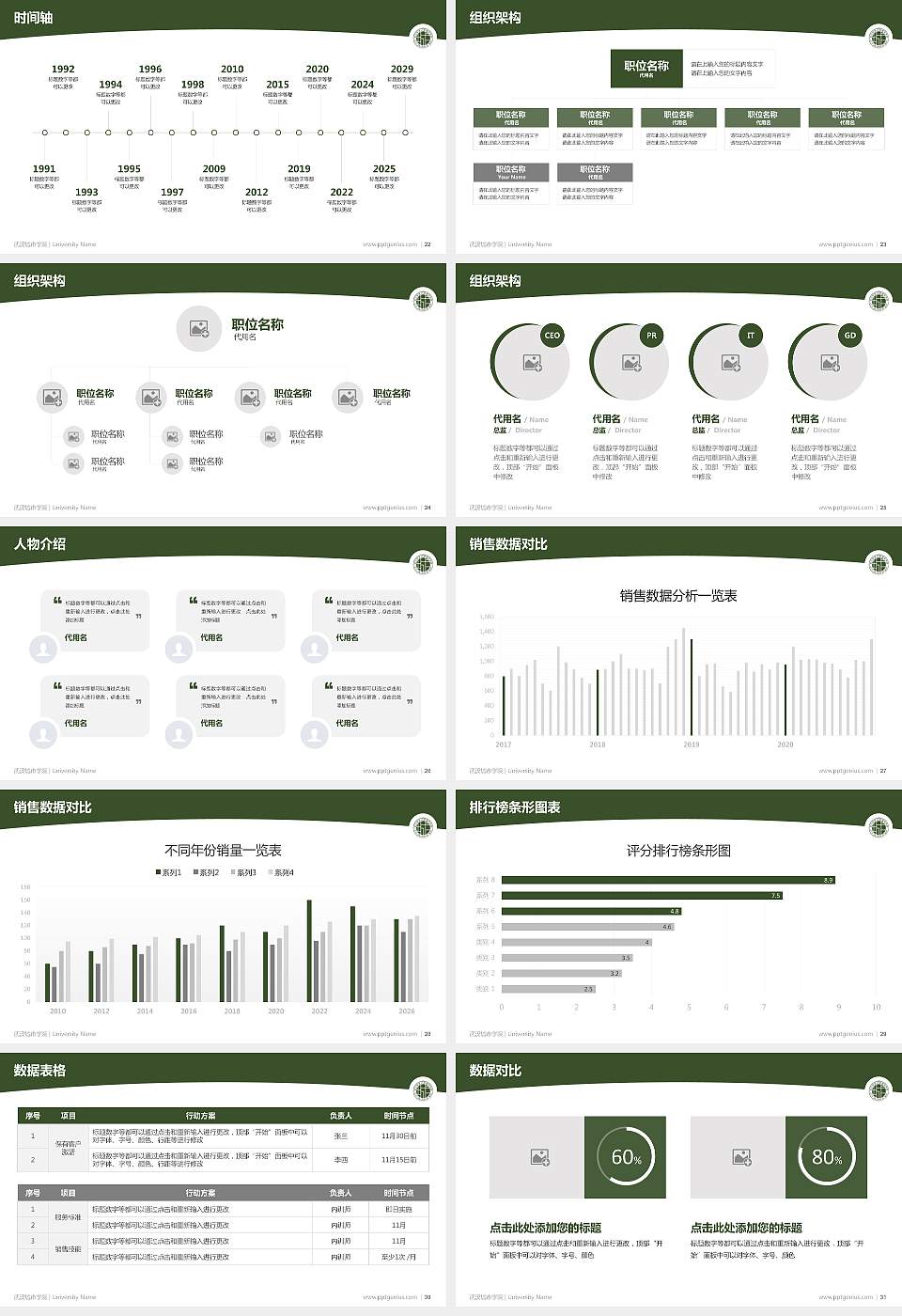 武汉城市学院学术汇报/学术交流研讨会通用PPT模板下载16:9格式幻灯片预览图4