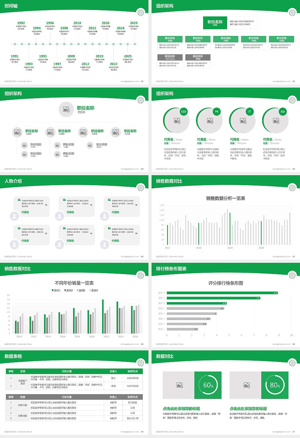 湖南城市学院学术汇报/学术交流研讨会通用PPT模板下载16:9格式幻灯片预览图4