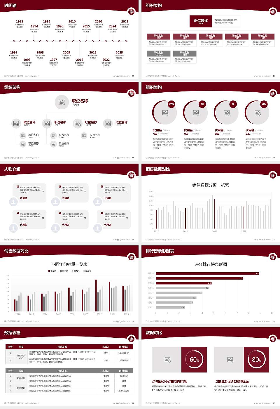 辽宁省交通高等专科学校学术汇报/学术交流研讨会通用PPT模板下载16:9格式幻灯片预览图4