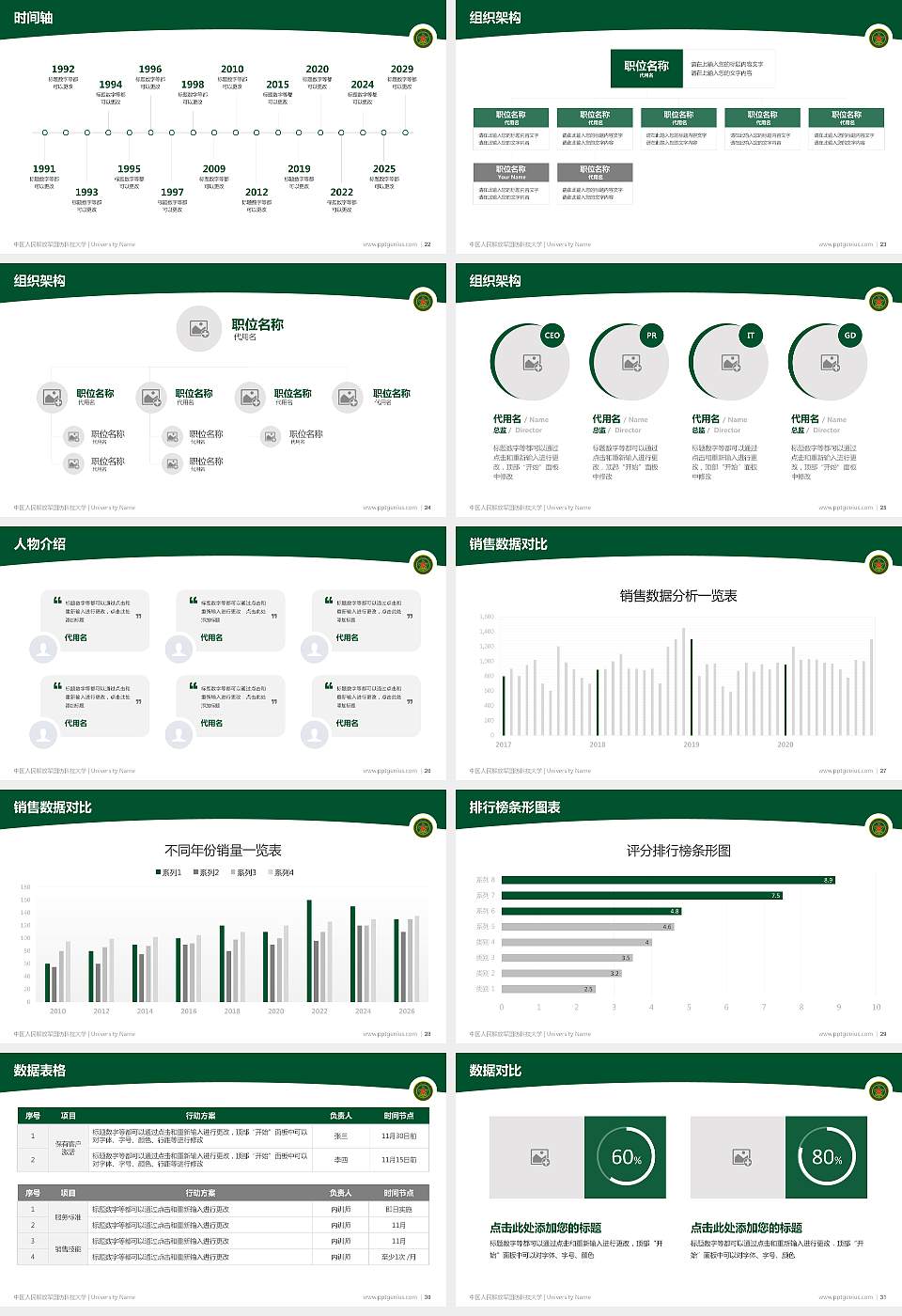 中国人民解放军国防科技大学学术汇报/学术交流研讨会通用PPT模板下载16:9格式幻灯片预览图4