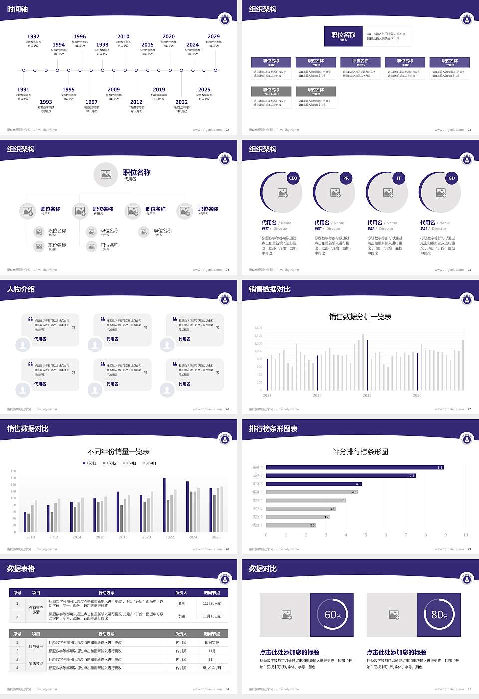 重庆传媒职业学院学术汇报/学术交流研讨会通用PPT模板下载16:9格式幻灯片预览图4