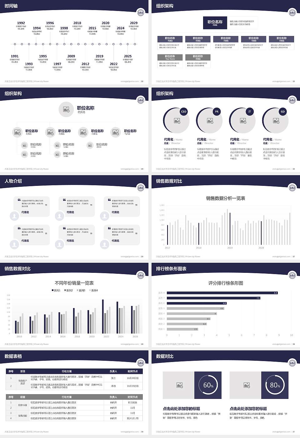 大连工业大学艺术与信息工程学院学术汇报/学术交流研讨会通用PPT模板下载16:9格式幻灯片预览图4