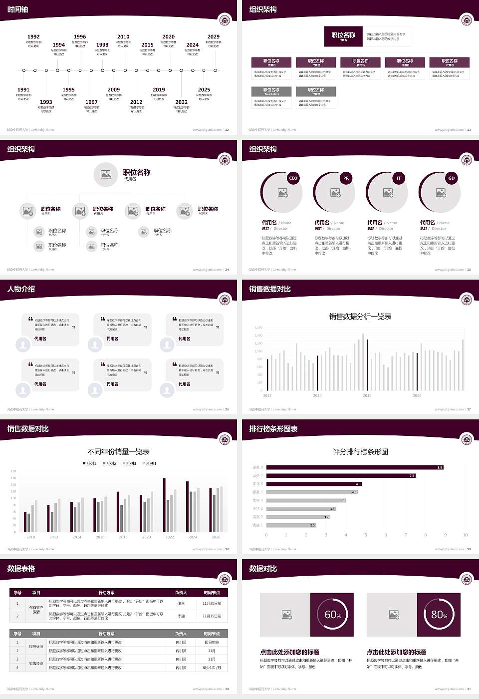 湖南中医药大学学术汇报/学术交流研讨会通用PPT模板下载16:9格式幻灯片预览图4