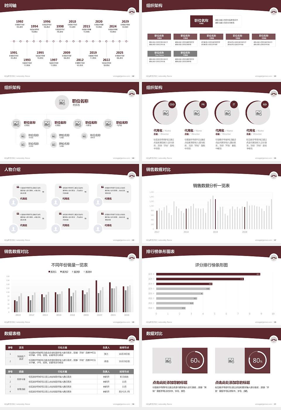 琼台师范学院学术汇报/学术交流研讨会通用PPT模板下载16:9格式幻灯片预览图4
