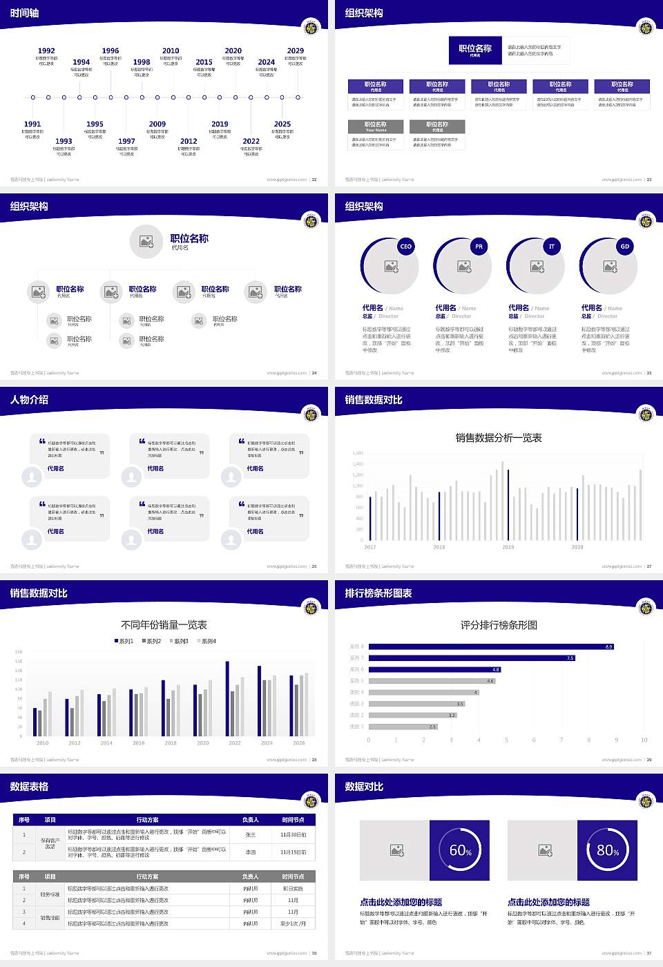 香港科技专上书院学术汇报/学术交流研讨会通用PPT模板下载16:9格式幻灯片预览图4