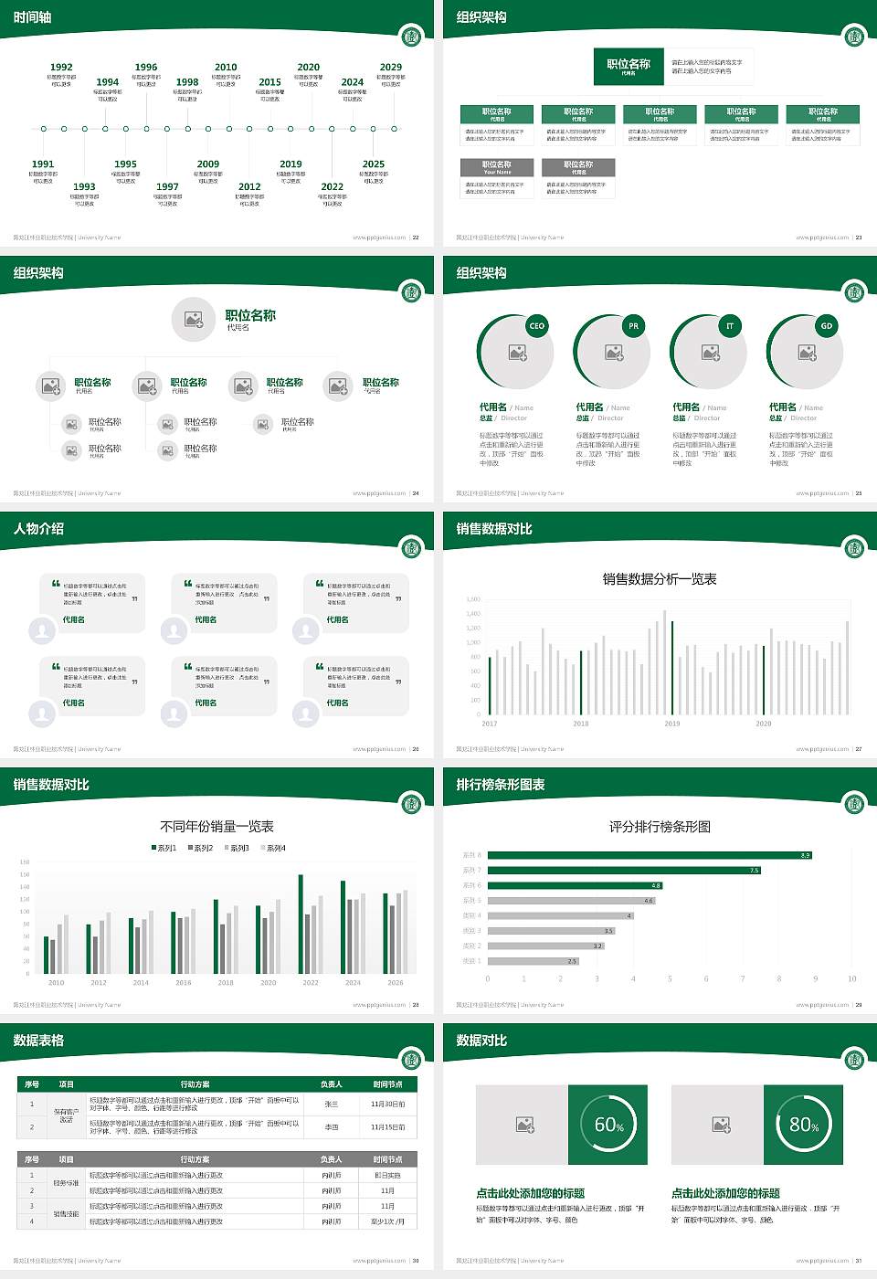 黑龙江林业职业技术学院学术汇报/学术交流研讨会通用PPT模板下载16:9格式幻灯片预览图4